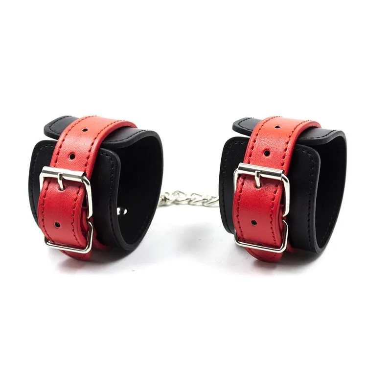 red black color high quality pu leather restraint