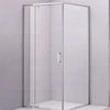Modern Corner Bath Bathroom Frame Sliding Steam Spa Shower Enclosure With Seat
