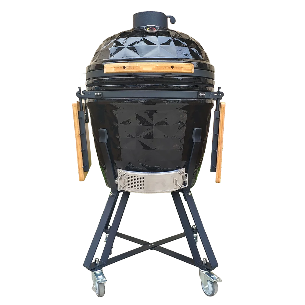Black Diamond New Design Charcoal Ceramic Kamado Grill Suitable Patio