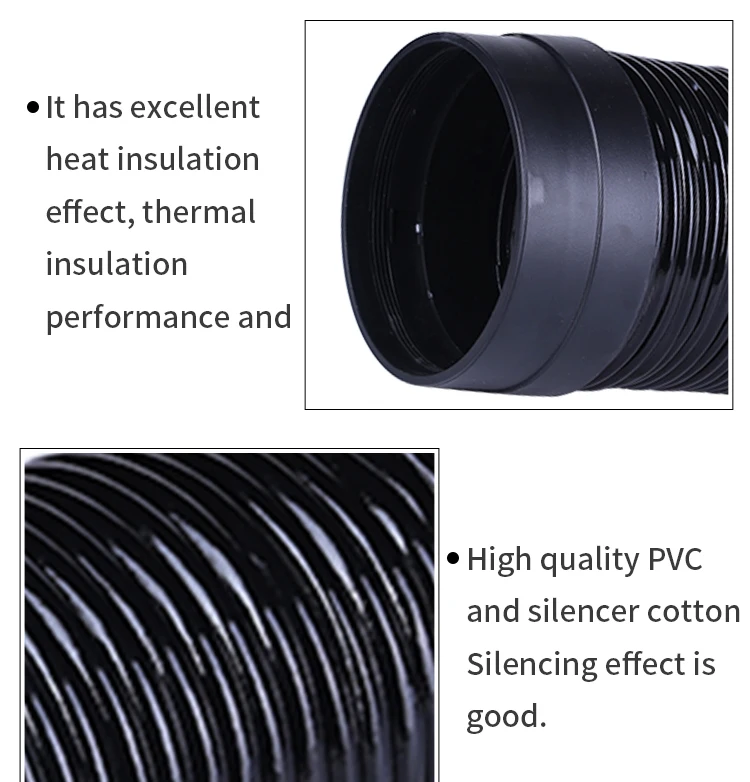 New Air Duct Noise Silencer Inline Duct Exhaust Fan Silencer Fire