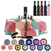 newest automatic windproof compact inverted umbrella with maple leaf printing