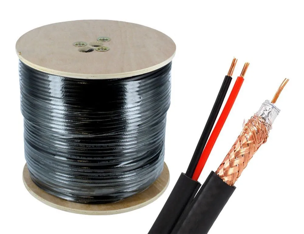 Coaxial Cable Rg59 Siamese Cable 20 Awg Rg59 18/2 18 Awg Power Buy