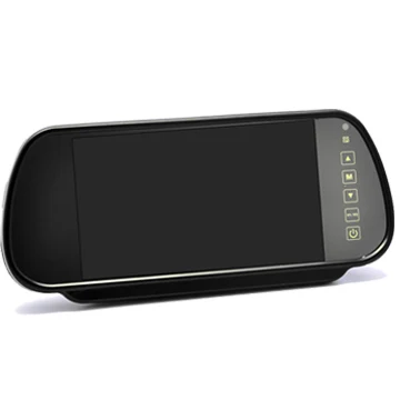 
7inch car rear view mirror lcd monitor with base mount 