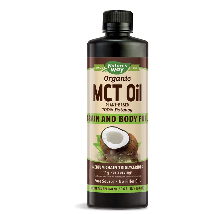 

Factory OEM Pure C8 Organic Medium Chain MCT Oil Coconut oil for Brain and Health Health, White / customize