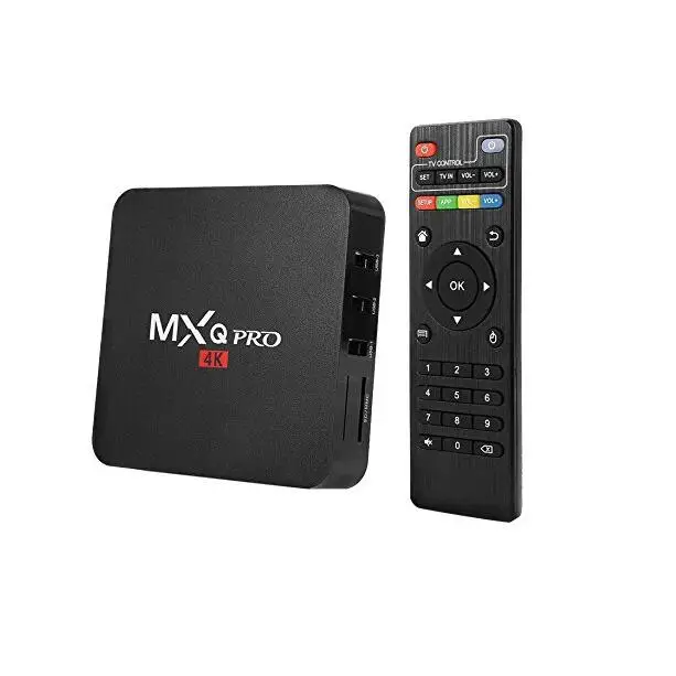 MX Q Pro 4k Android 7.1 TV Box, MX Q Pro Am Logic S905W Quad-core 64-Bit 1GB+8GB H.264 Media Center Smart OTT TV Box with remote