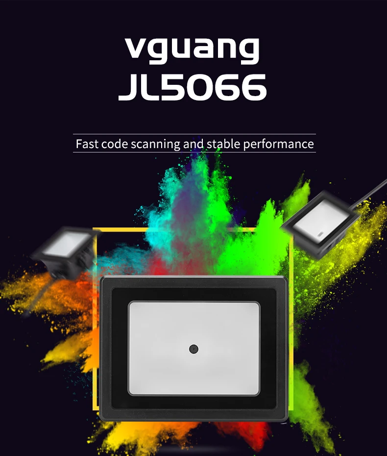 Jl5066 Safe Ip66 Waterproof Qr Code Scanner Usb Vending Machine