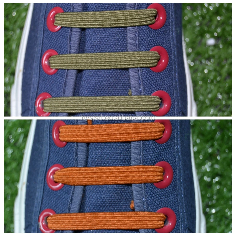 Hundred Colors More !!! No Need Tie Shoelace/ Flat Elastic Shoelace / U