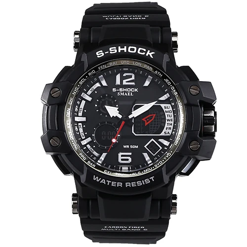 
SMAEL watch in dual display watches men waterproof led sports digital military watch 