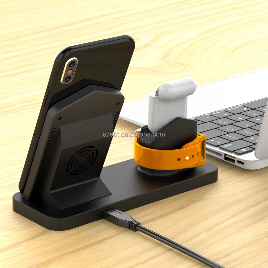 For Iphone Xs Max Wireless Charger,18w 3in1 Wireless Fast Charger Fast