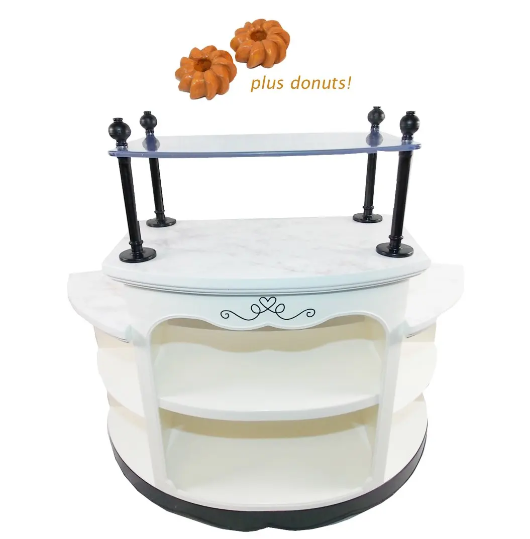 American Girl Grace French Bakery Counter Shelf Display for 18 Inch Dolls with Donuts NEW