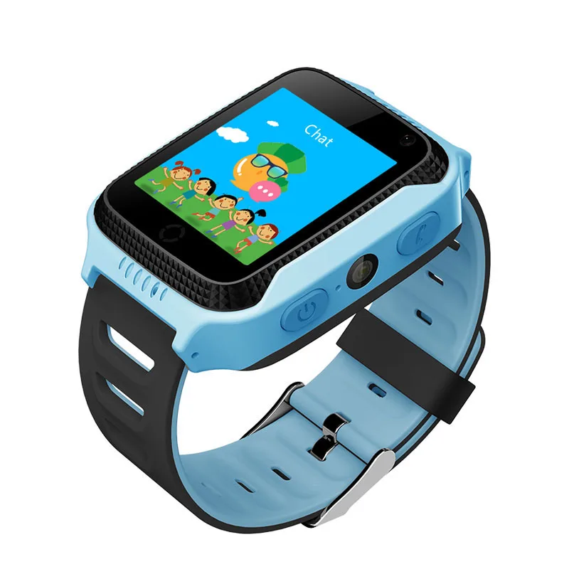 
Mini cellphone sos call kids android gps tracking smart bracelet watch with camera and light 