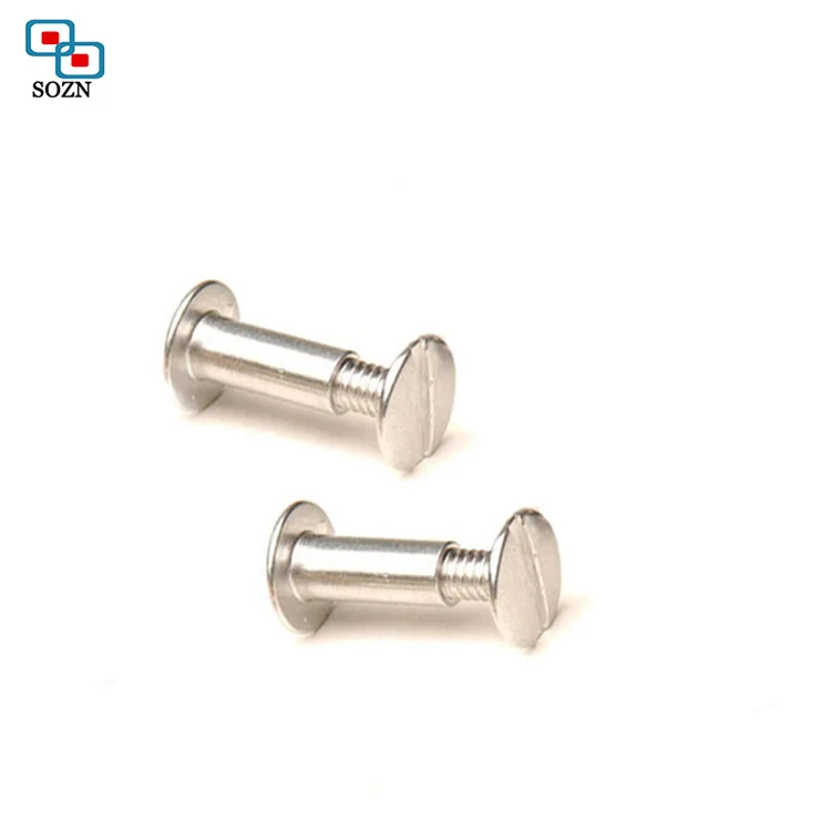 stainless steel male female book chicago screw