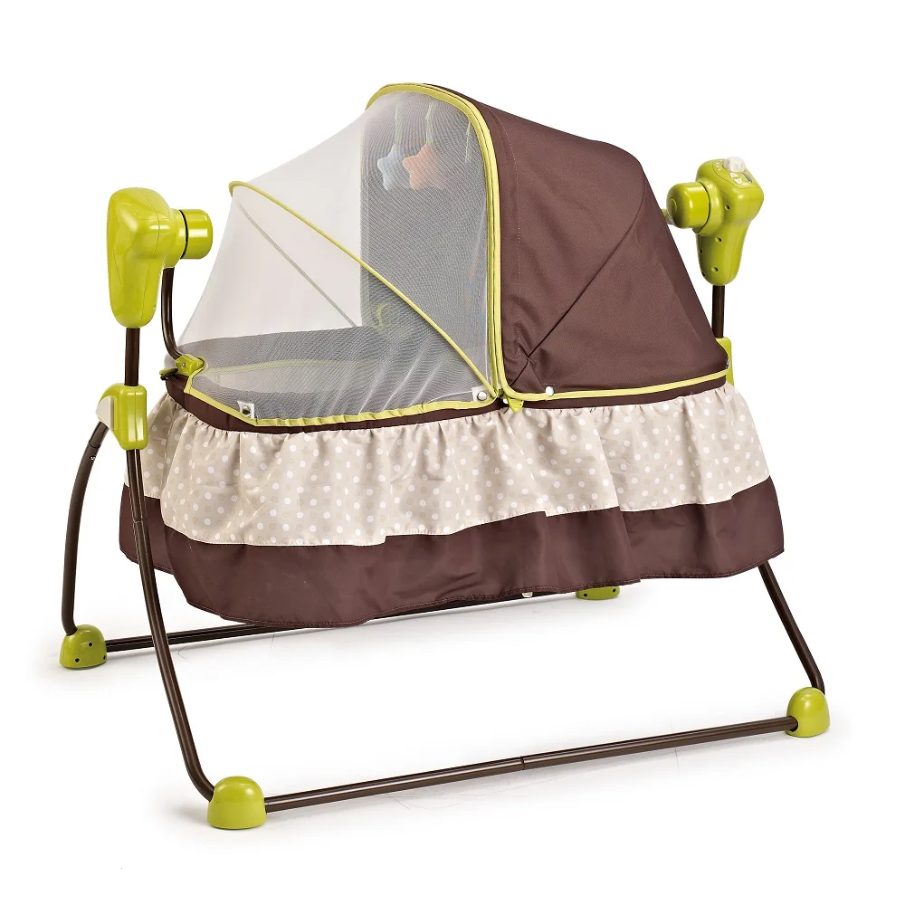 Baby Electric Infant Cradle Automatic Swing Crib Folding Rocker