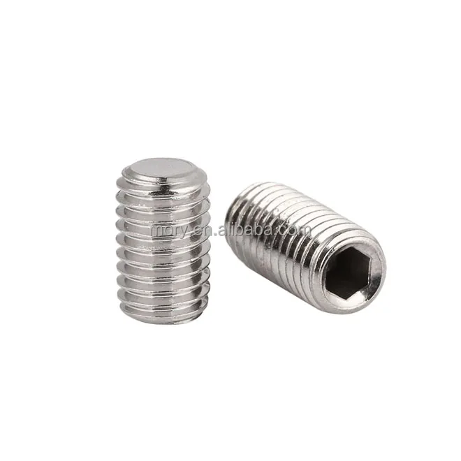 
304 stainless steel hex socket set screw 
