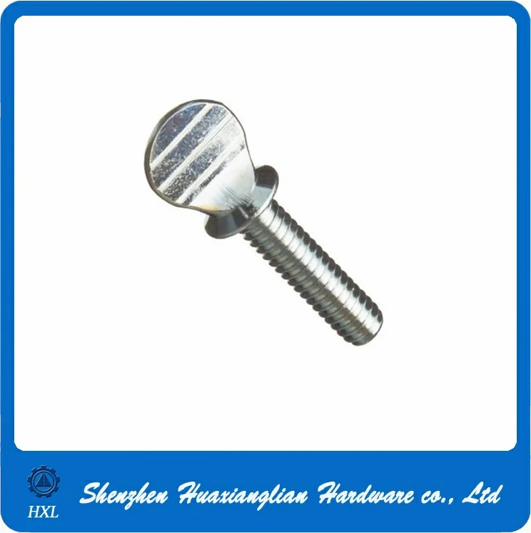 
Spade head steel thumb screw 
