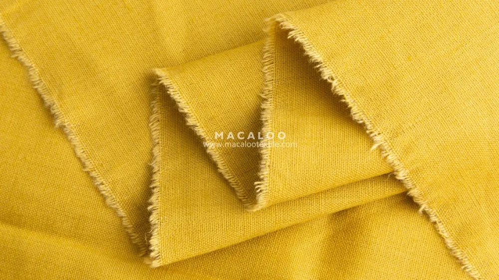 Solid Linen Cotton Blend 55 Linen 45 Cotton Fabric Buy Linen Cotton