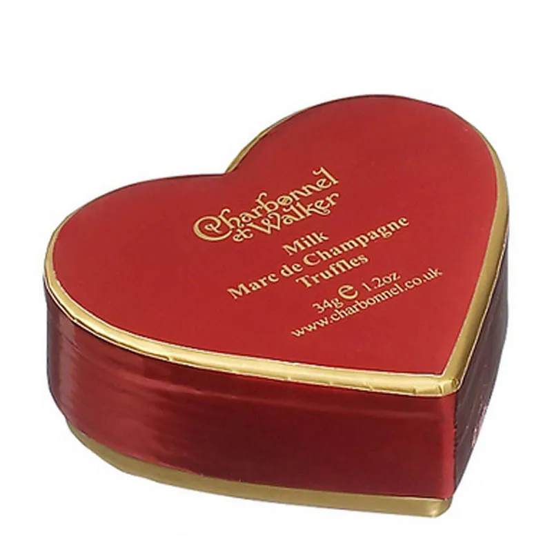 heart shaped chocolate box