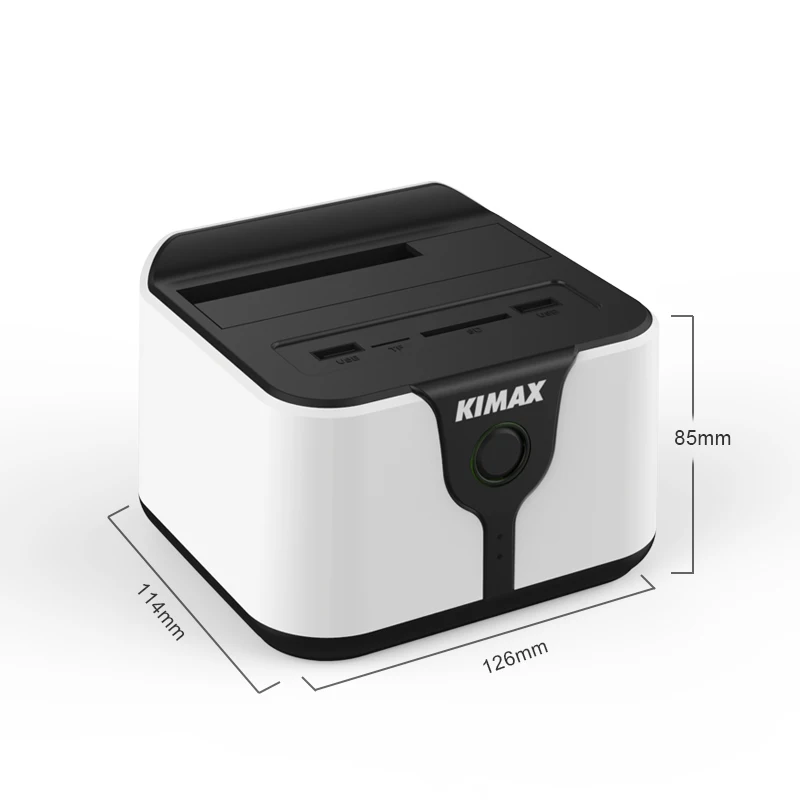 

High Speed USB 3.0 External Wireless HDD Docking Station For Laptop PC, Black white