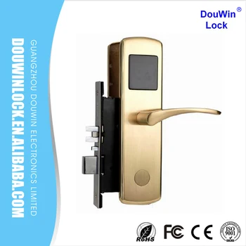 High Security Rfid Hotel Garage Marine Door Handle Lock With Free