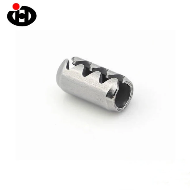 
304 stainless steel Toothed Slotted Spring pins 