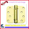 Hot Sale 4 in. x 4 in. Satin Brass Steel Spring Hinge