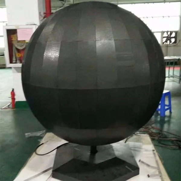 Led Ball Screen 1.3m In Dia Full Color 360 Sphere Indoor P4 Led Display