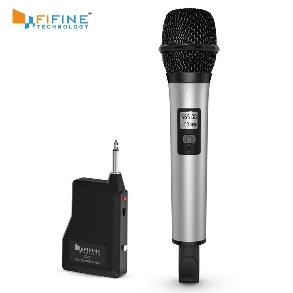 

Fifine Brand UHF Microphone Wireless Conference Microfono, N/a