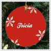 2016 New Style Glass Christmas Pendant With Opening Printed Baubles