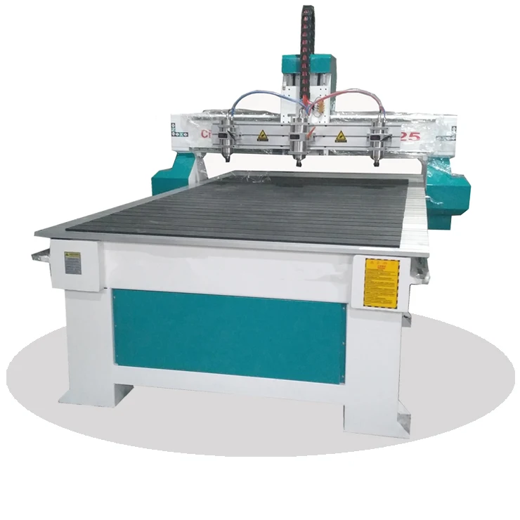 3 spindle multi head cnc router 1300*2500mm