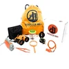 Outdoor Exploration Kit, Children's Toy Binoculars, Flashlight, Compass, Whistle, Magnifier, Backpack Children Adventure Kits