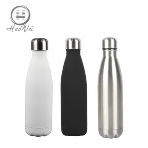 Multicolor outdoor double wall BPA free thermal 500ML 304 stainless steel cola bottle bowling sport insulated water bottle