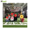 Plastic Green Grass Carpet Artificial Turf Lawn with Customized Logo Pattern