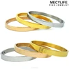 MECYLIFE Religion Jewelry 18k Gold Chinese Words Scripture Bracelets Buddhist Bracelet