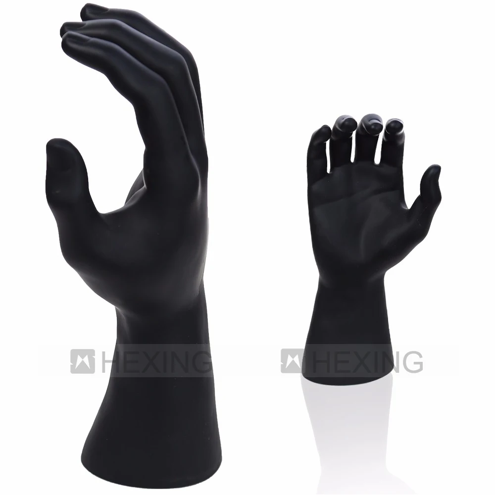 

Magnetic Plastic Black Mannequin Hands For Sale, Black or white