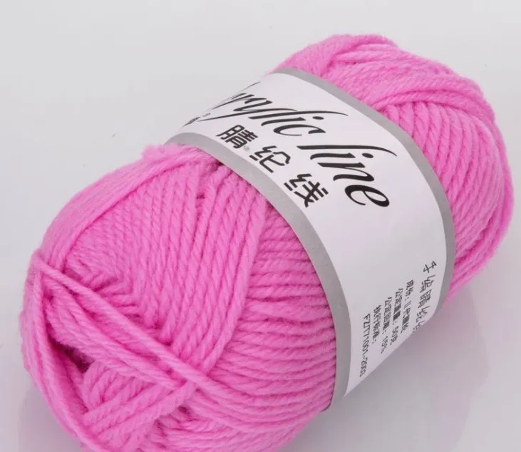 Free Sample High Quality Various Colors 100% Acrylic Knitting Yarn