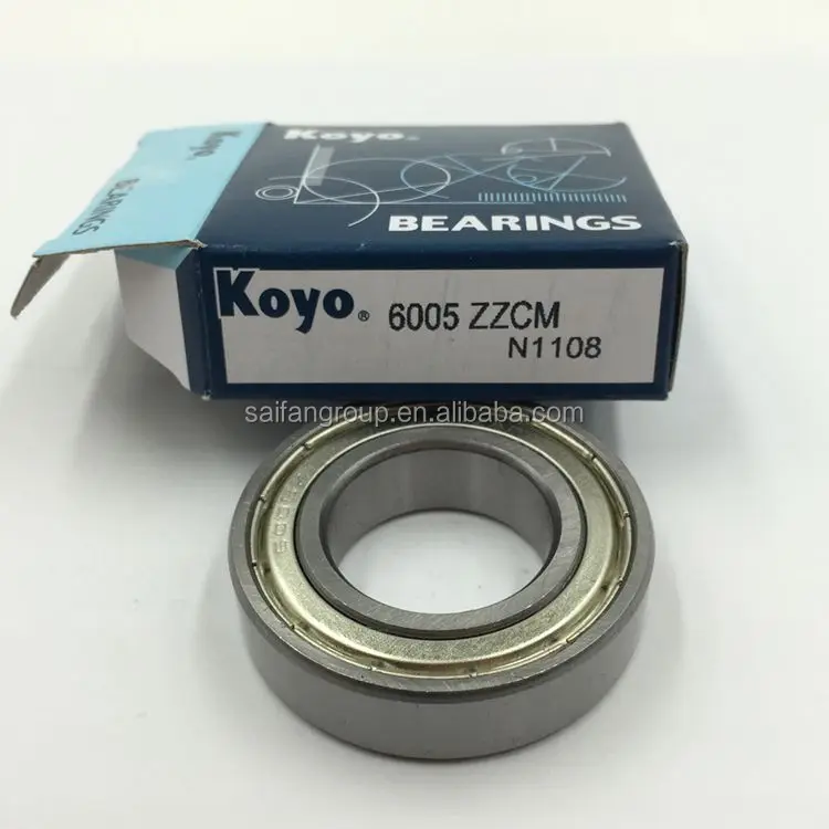 Koyo Bearing 6205 2RSNR With Snapring & Groove 25x52x15mm 
