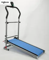 

Fitness Running Machine Manual Treadmill Portable Foldable Treadmill