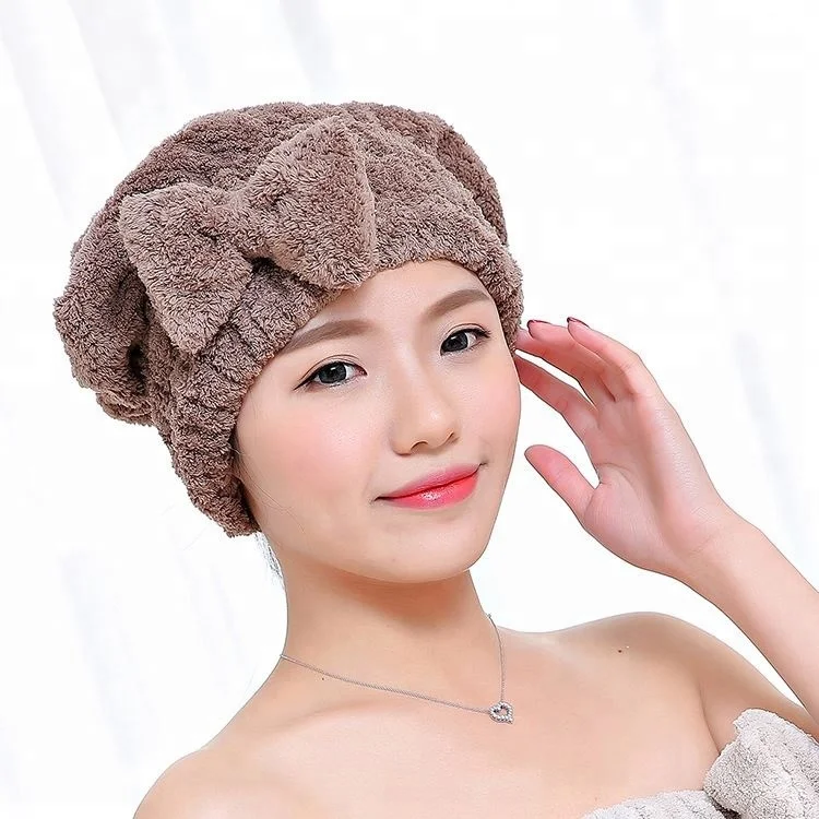 

Microfiber Dry Hair Shower Caps Princess Bath Cap, As the images