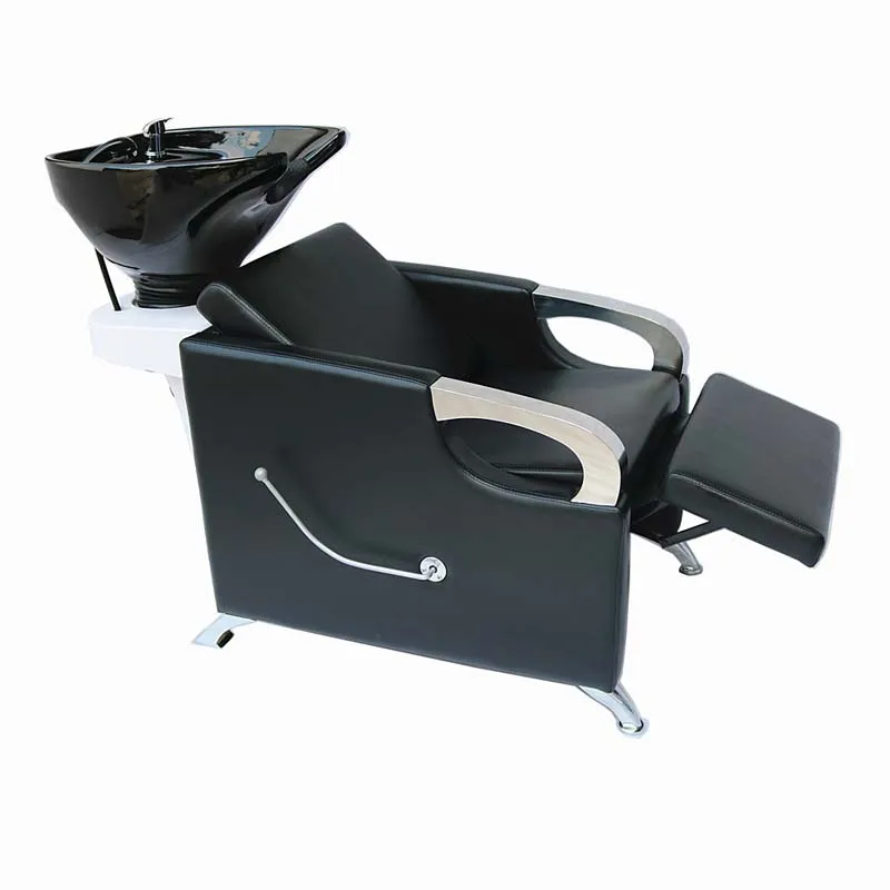 Wholesale Salon Shampoo Chair Wash Unit Ceramic Bowl Salon Furniture