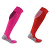 Factory Wholesale Multi Color Polyester Breathable Football Socks Jacquard Knee High Sport Long Socks