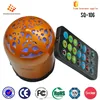 2016 best super bass mp3 8GB mp3 player speaker led light digital holy quran player