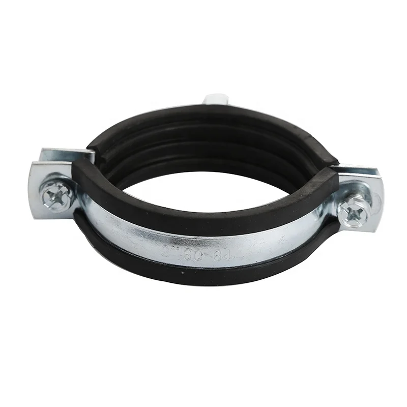 
Heavy Duty Pipe Clamp With Rubber Reinforced Rib 