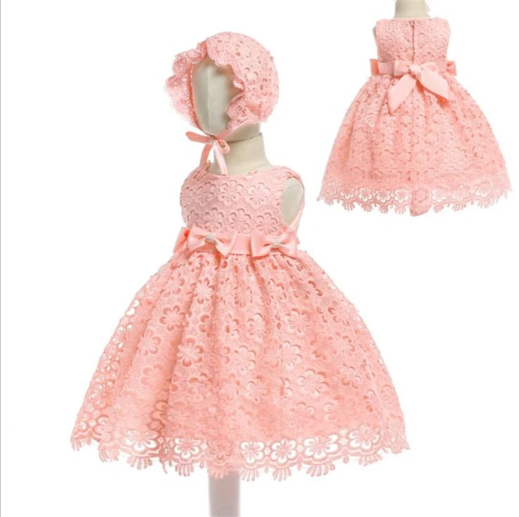 

Infant Dress 2019 Summer Baby Princess Party Dresses For Baby Girls Christening Dress 1 Year Newborn Baby Birthday Dress, As the picture show