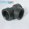 Custom plastic injection molding three pipe triangle joint connector parts T-shaped ABS plastic products