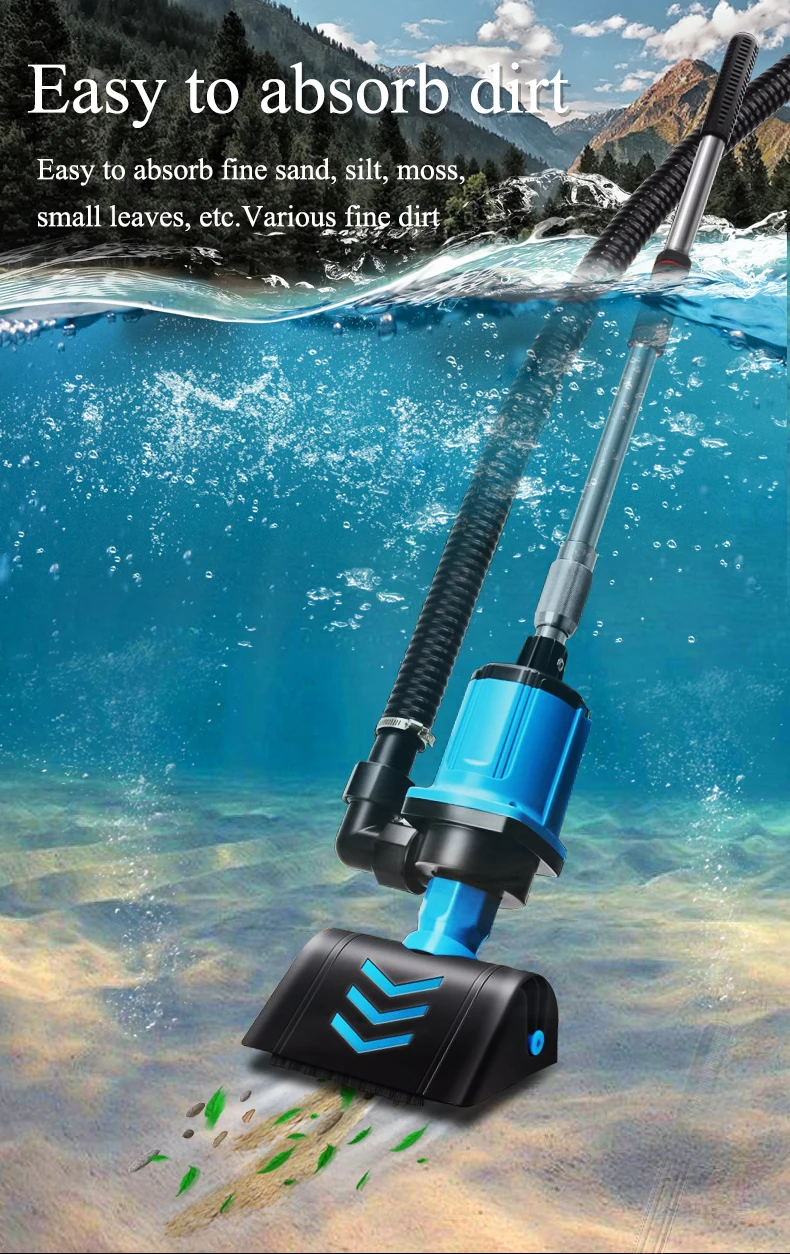 Aquarium Frequency Conversion Fish Tank Suction Machine The Best Pond Vacuum Cleaner