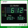 HT-2008 Large LCD Display Indoor CO2 Temperature Humidity Meter/Monitor
