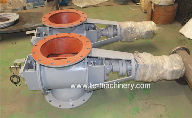 Dust rotary feeder rotary valve discharge airlock