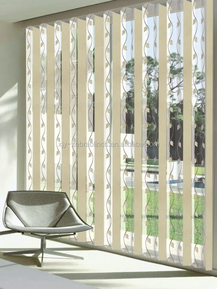 Jacquard Vertical Curtain Blind - Buy Curtain Blind,Vertical Curtain