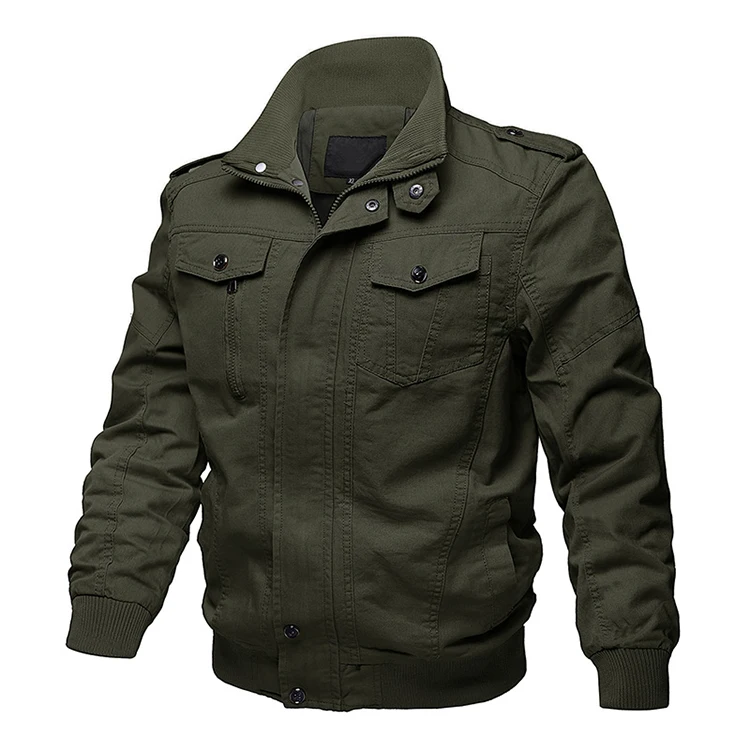 OEM Cotton Embroidered Bomber Men Jacket,Airforce Military Offier Uniform,Men's Outerwear Coats