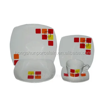 square white dinnerware sets sale